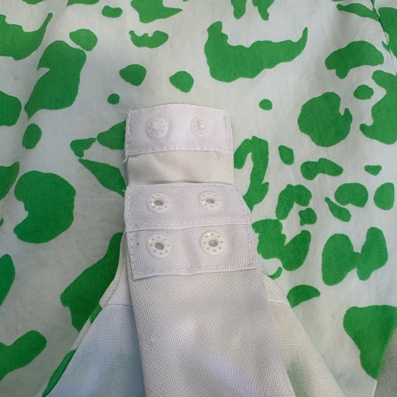 Zara Summer Smocked Square Neckline Printed Bodysuit Size Small - Picture 13 of 14